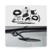 Pioneer 700 Glass Windshield Wiper Kit And Washer