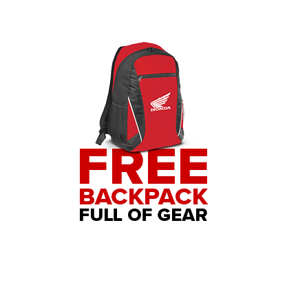 Get a Backpack full of gear with kids bikes
